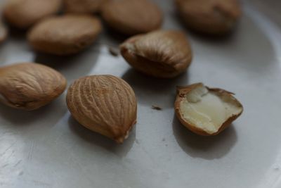 Close-up of fruits on table