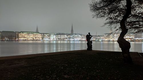 View of the alster river