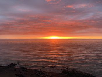 Beautiful sunset after the rain 