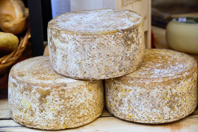 Close-up of food on table at store