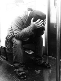 Close-up of young woman