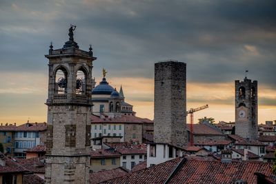 Cathedral of building against sky during sunset