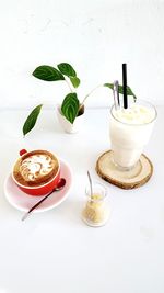 Close-up of coffee on table