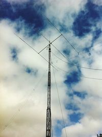 Low angle view of cloudy sky