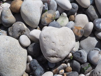 Full frame shot of stones