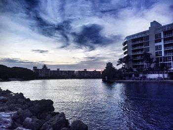 River with buildings in background