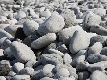 Full frame shot of pebbles