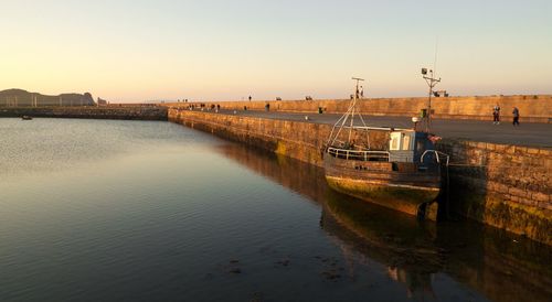 Old moored boat