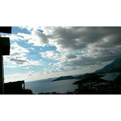 Scenic view of river against sky