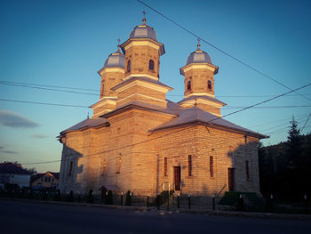 Low angle view of cathedral against sky