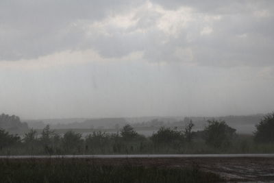 Scenic view of landscape against sky