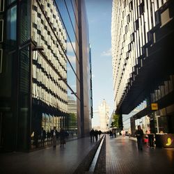Modern buildings in city