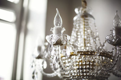 Close-up of chandelier