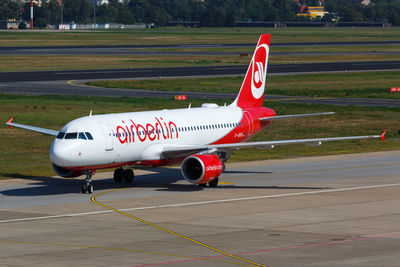 Airplane on runway