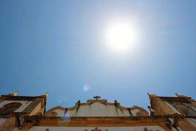 Low angle view of buildings against sky