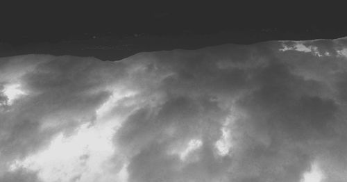 Low angle view of cloudy sky