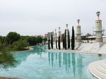 Built structure in water