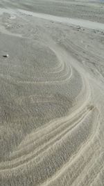 High angle view of beach