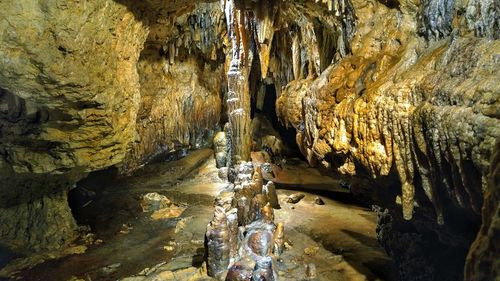 Low angle view of cave