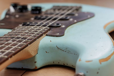 Close-up of guitar