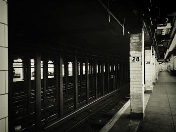 Railroad station platform