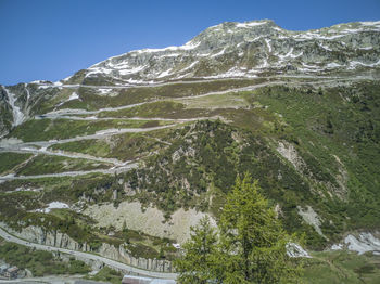 Landscape of the oberalpass