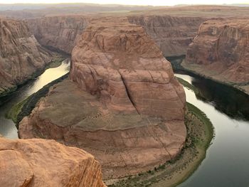 Scenic view of rock formations