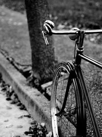 Close-up of bicycle