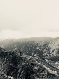 Aerial view of landscape against sky