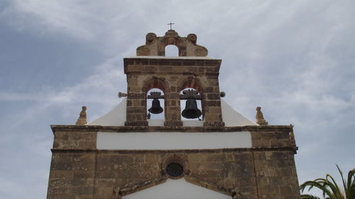 Low angle view of historical building against sky