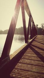 Pier on sea