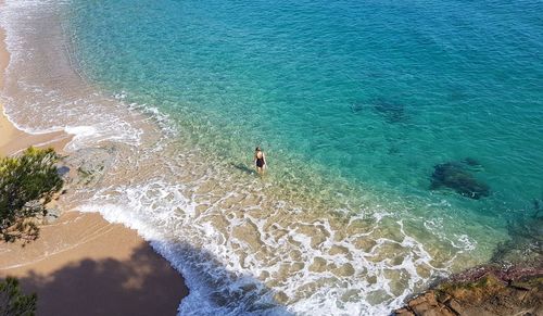 Beautiful beach cala sa conca in costa brava in spain