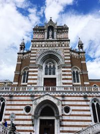 Low angle view of cathedral against sky