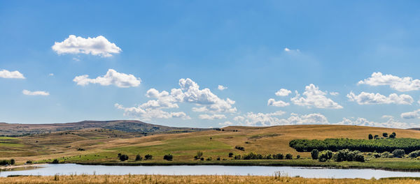 Scenic view of landscape against sky