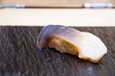 Close-up of ice cream in plate