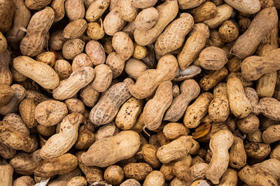 Inshell peanuts. background from nuts for a healthy diet