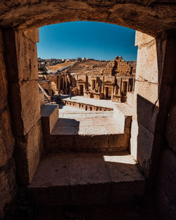 View of old ruins