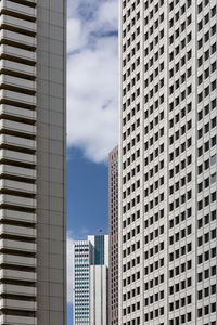 Low angle view of buildings against sky