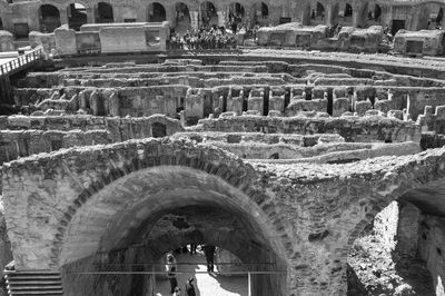 View of old ruins