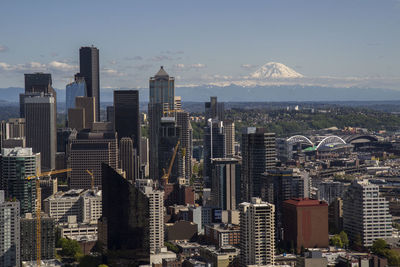 View of cityscape against sky