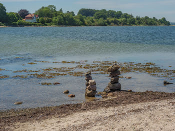 Scenic view of lake