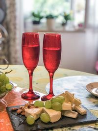 Close-up of drink on table