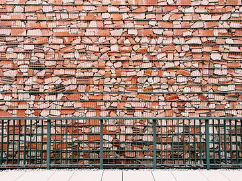 Full frame shot of brick wall