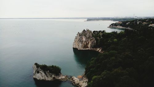 Panoramic view of sea against sky