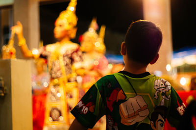 Full frame shot of illuminated christmas lights