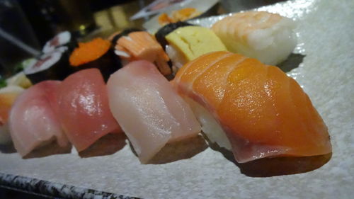 Close-up of food in plate