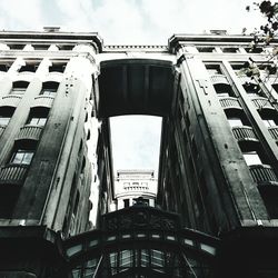 Low angle view of building against sky