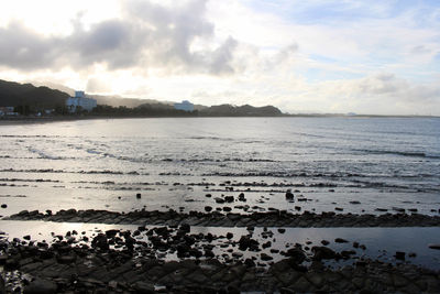 Group of people on beach