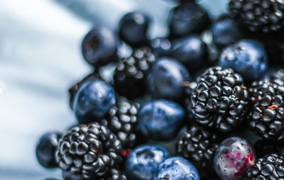 Full frame shot of blueberries