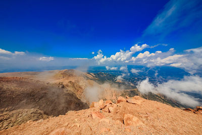 Panoramic view of landscape against sky